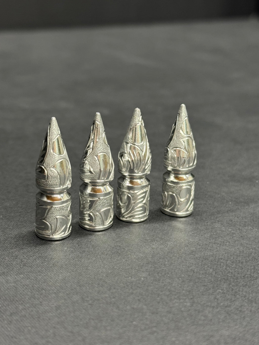 Hand Engraved Valve Stem Caps