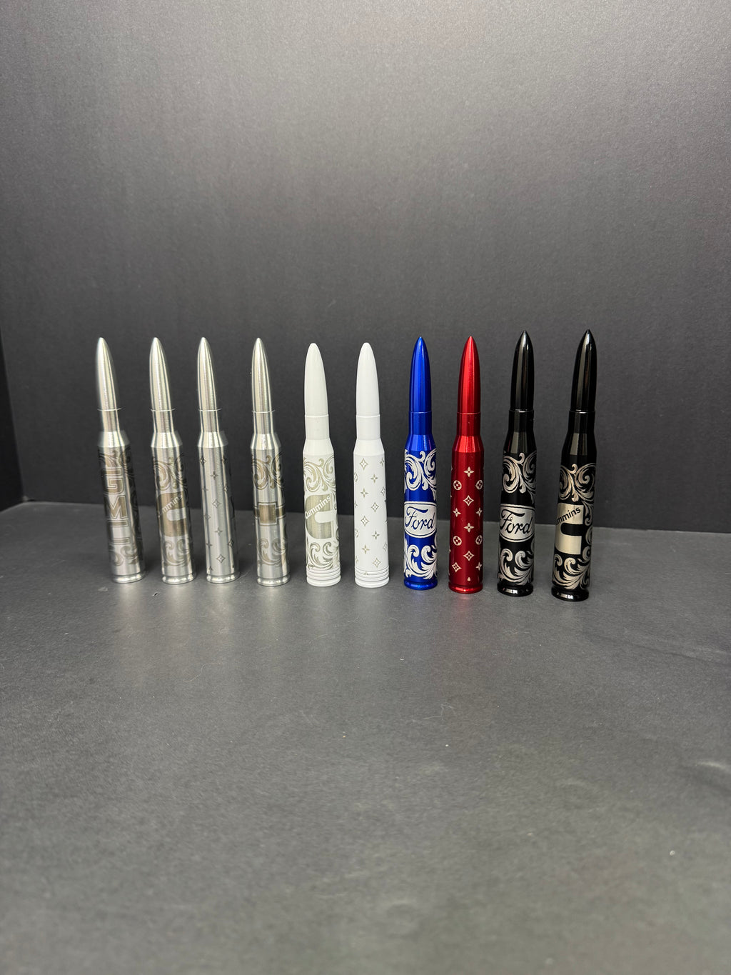 Laser Engraved Bullet Antennas