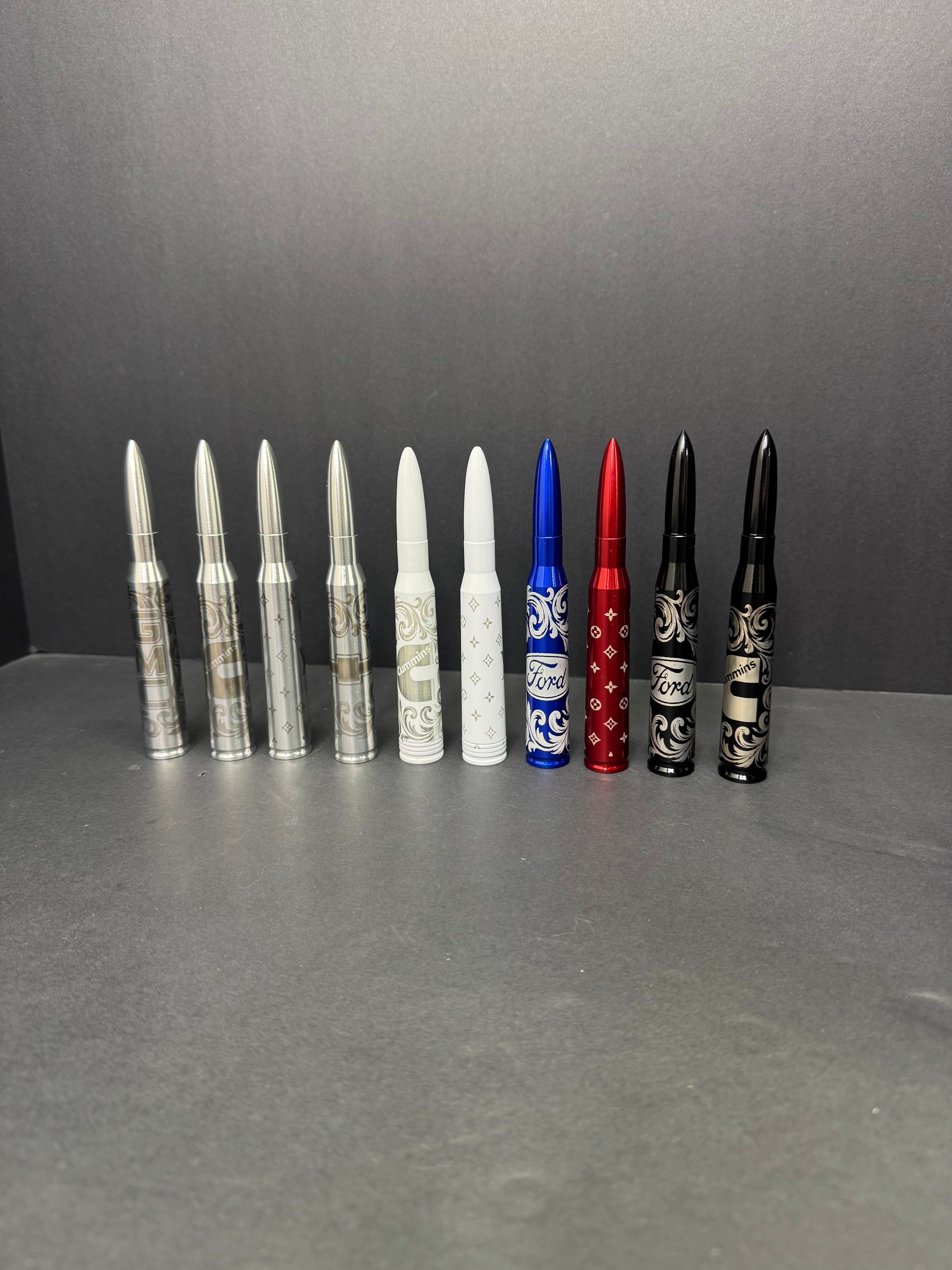 Laser Engraved Bullet Antennas