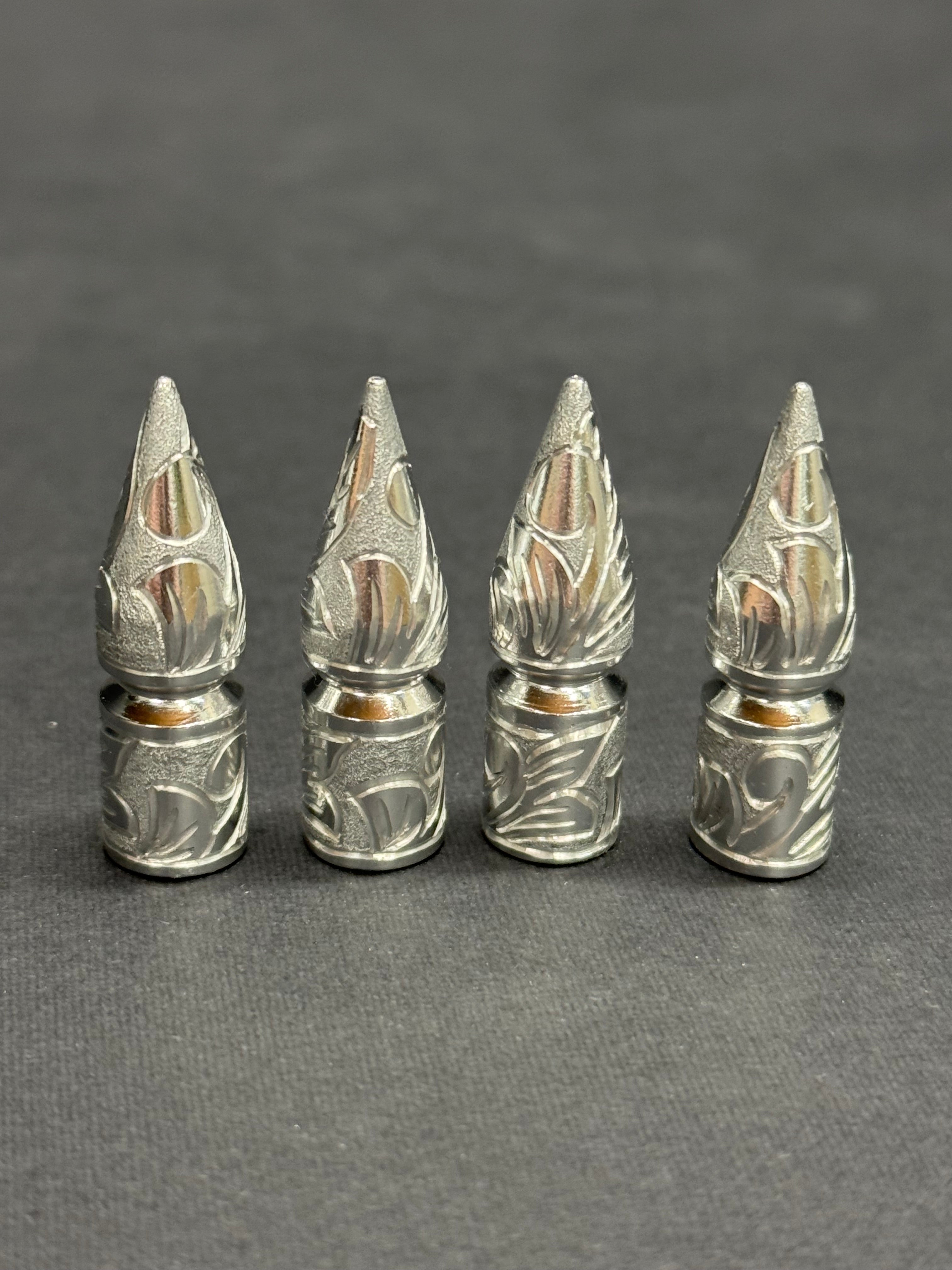 Hand Engraved Valve Stem Caps