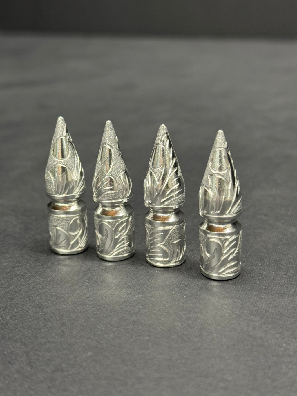 Hand Engraved Valve Stem Caps