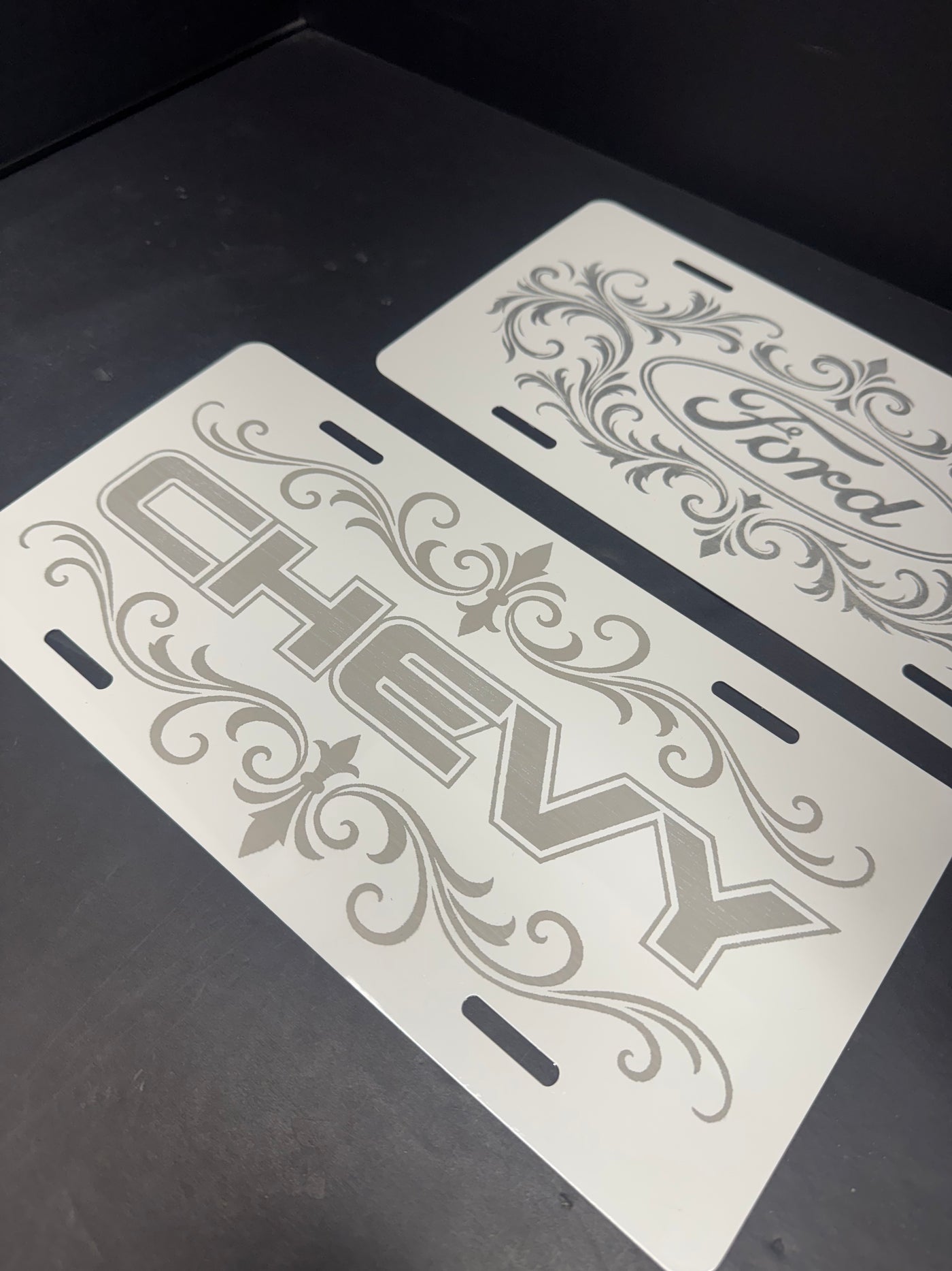 Laser Engraved License Plates