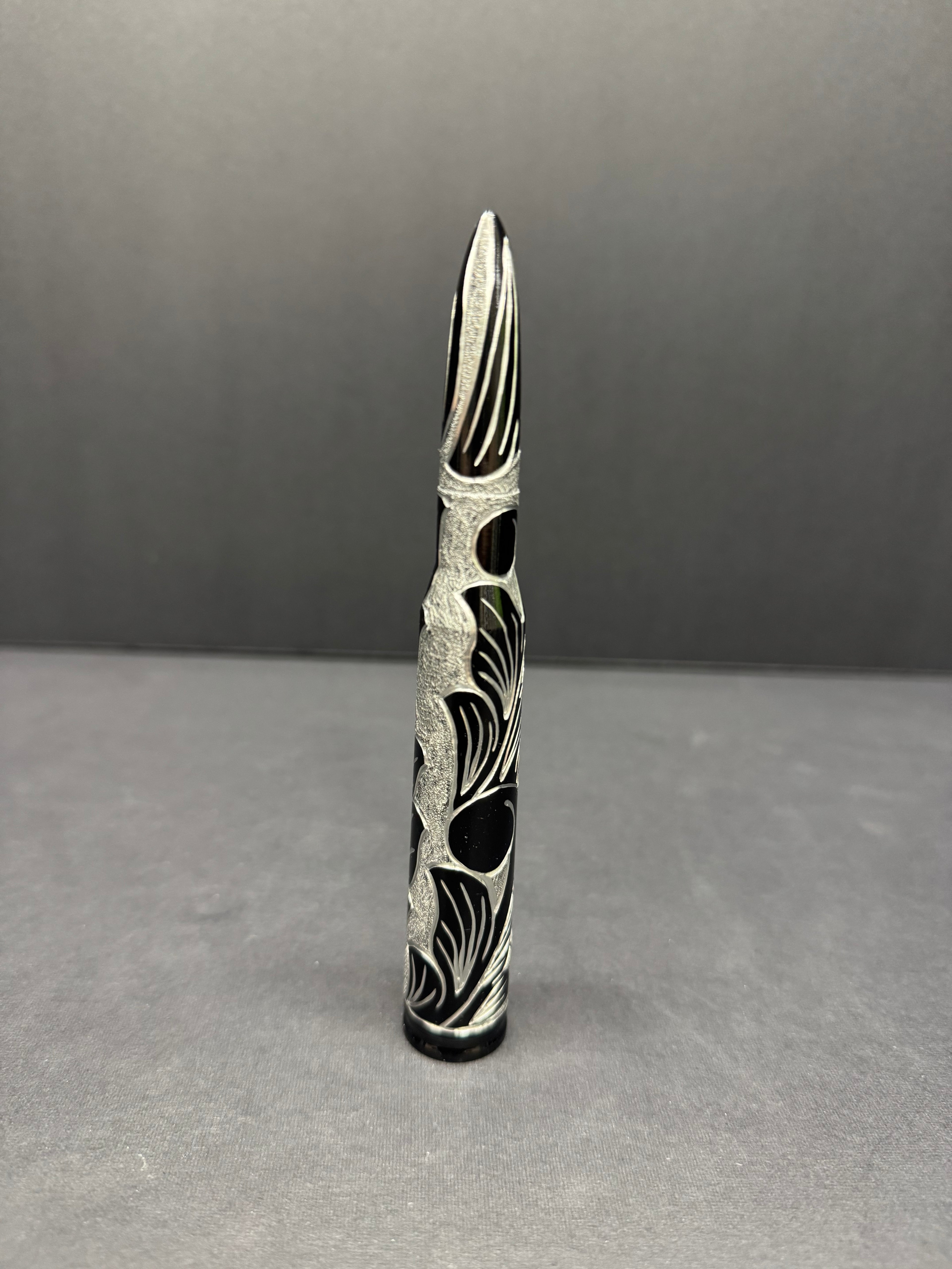 Hand Engraved Bullet Antennas